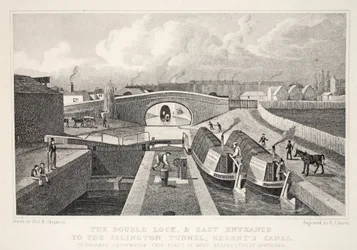 The Double Dock and East Entrance to the Islington Tunnel, Regent