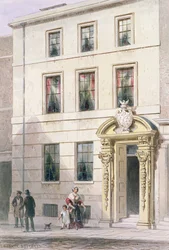 The New Front of Painter Stainers Hall, 1850