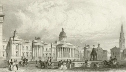 The New National Gallery, Trafalgar Square, London