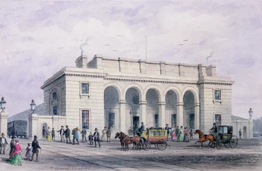 The South-Western Railway Station at Nine Elms Vauxhall