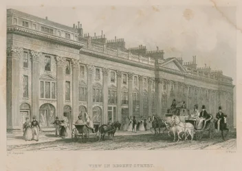 View of Regent Street, London, west side