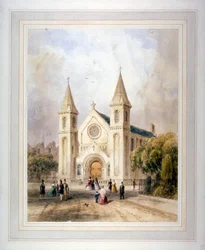 View of an Unknown Religious Building in Regent Square, St Pancras, London, 1842