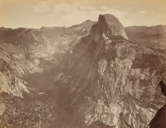 The Half Dome from Glacier Point, Yosemite