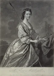 Flora MacDonald, engraved by J. Faber, 1747