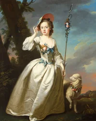 Portrait of a Young Lady as a Shepherdess