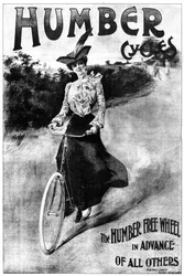 Advertisement for Humber Cycles