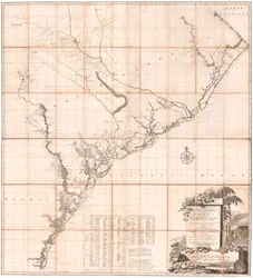 A Map of South Carolina and a Part of Georgia