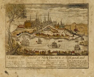 Quebec, The Capital of New France, a Bishoprick, and Seat of the Soverain Court