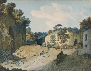 A Road in a Gorge near Naples, 1782