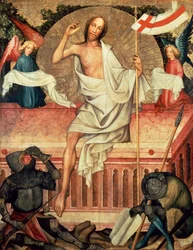 Resurrection, Panel from Calvary Altar from Garamszentbenedek