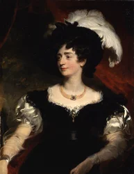 Portrait of Charlotte Florentia, wife of Hugh, 3rd Duke of Northumberland