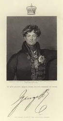Portrait of King George IV