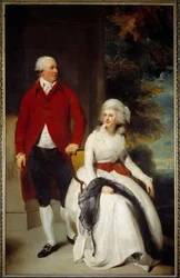 Portrait of Banker Julius Angerstein and his second wife Eliza Payne
