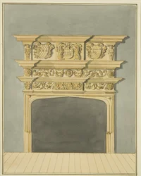 Chimneypiece at 49 Broad Quay