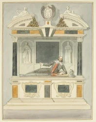 Effigy of Sir Charles Vaughan in Bristol Cathedral