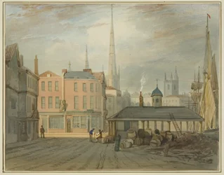 North East End of King Street, showing Welsh Market