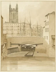 Stone Bridge showing Floodgates