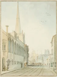 The Church of St John-on-the-Wall, looking towards the Quay