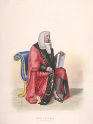 Recorder of the City of London, Sir John Silvester, in Civic Costume, 1825