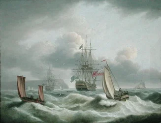 Two Deckers Lying off Berry Head