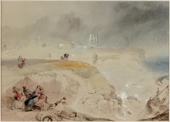 Wreck of the Betsy Cains on the Rocks at Battery Point, Tynemouth