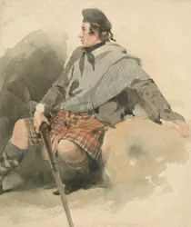 A Highlander Seated