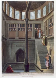 View of the Nilometer, Cairo, Egypt, 1802
