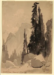 Half Dome, Yosemite, 1872