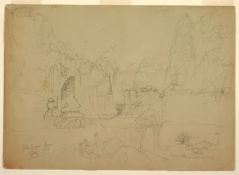 The Canyon of the Rio Virgin, South Utah, 1873