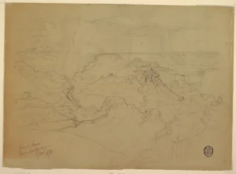 The Grand Canyon in the Rain, 1873