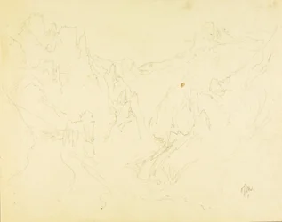 Field Sketch of Rocky Canyon
