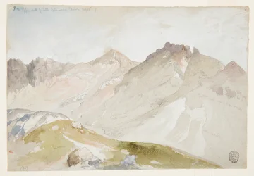The Upper End of Little Cottonwood Canyon, Wasatch Range, near Ogden, Utah