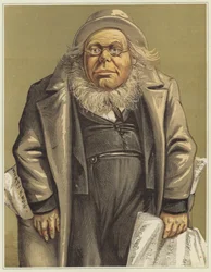 Caricature of Horace Greeley