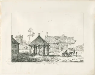 Abbots Bromley - Tudor Market Cross and House