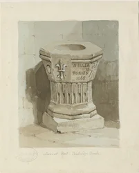 Font in Penkridge Church