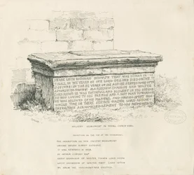 Tixall Church Yard - Table Tomb