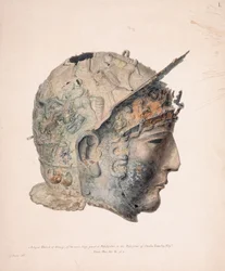 Drawing of the Ribchester Helmet