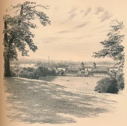 Greenwich Palace From Observatory Hill