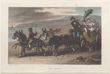 The Sands, from Poetical Sketches of Scarborough, 1813