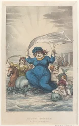 Widow Ducker & Her Nymphs, from Poetical Sketches of Scarborough
