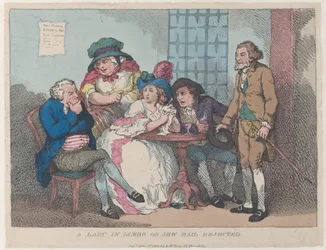 A Lady in Limbo, or Jew Bail Rejected, July 1, 1802