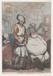 A Penny Barber, 1789