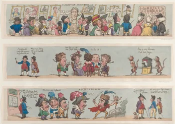 A Scene in Pizzaro, Grotesque Borders for Rooms & Halls