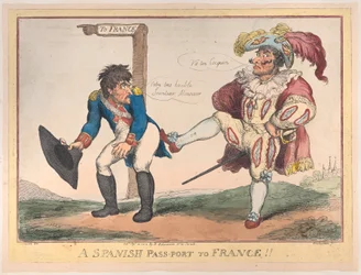 A Spanish Pass-Port to France!!, September 12, 1808