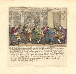 A Group of Writers Dining at the House of a Rich Citizen