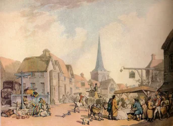 An old English Village Scene