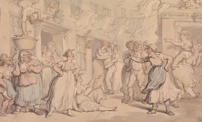 Angry Scene in a Street