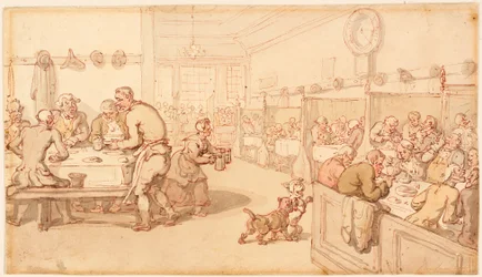 At an Old English Eating House