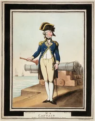 Captain of the Royal Navy in the 18th century