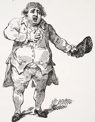 Charles James Fox as Demosthenes, illustration from 